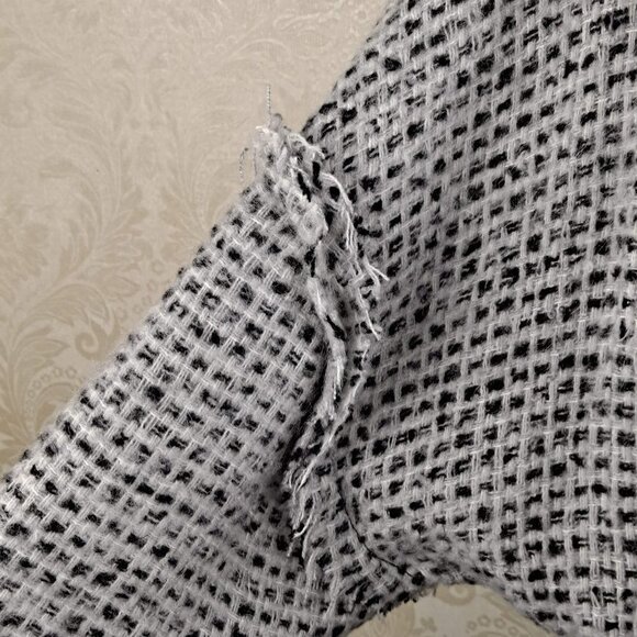 The Royal Standard Rosemary Wrap Jacket Gray and Black Plaid One Size NWT - Picture 5 of 16